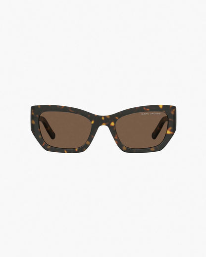 The J Marc Square Cat Eye Sunglasses Havana Marc Jacobs / ACCESSORIES