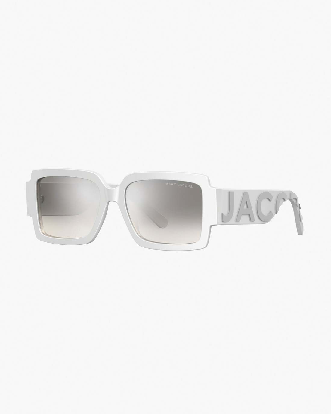 The Bold Logo Square Mirrored Sunglasses White/Grey Marc Jacobs / ACCESSORIES
