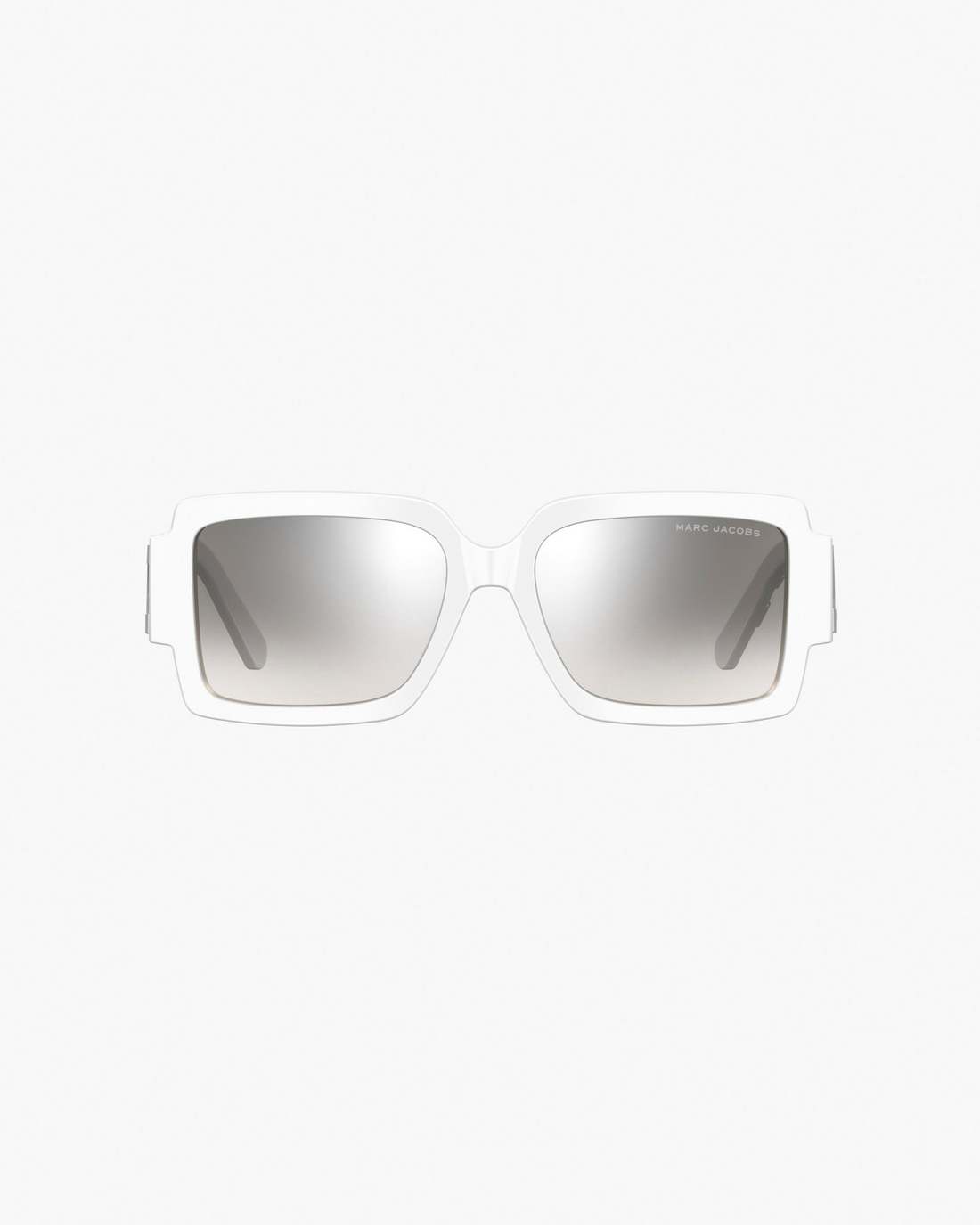 The Bold Logo Square Mirrored Sunglasses White/Grey Marc Jacobs / ACCESSORIES