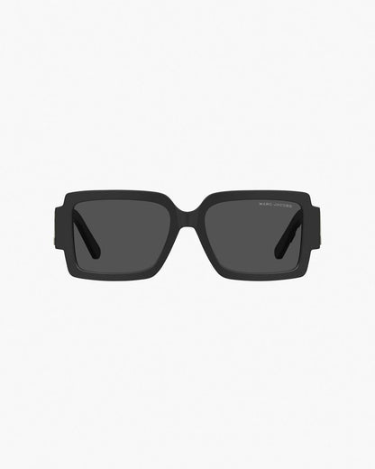 The Bold Logo Square Sunglasses Black/White Marc Jacobs / ACCESSORIES
