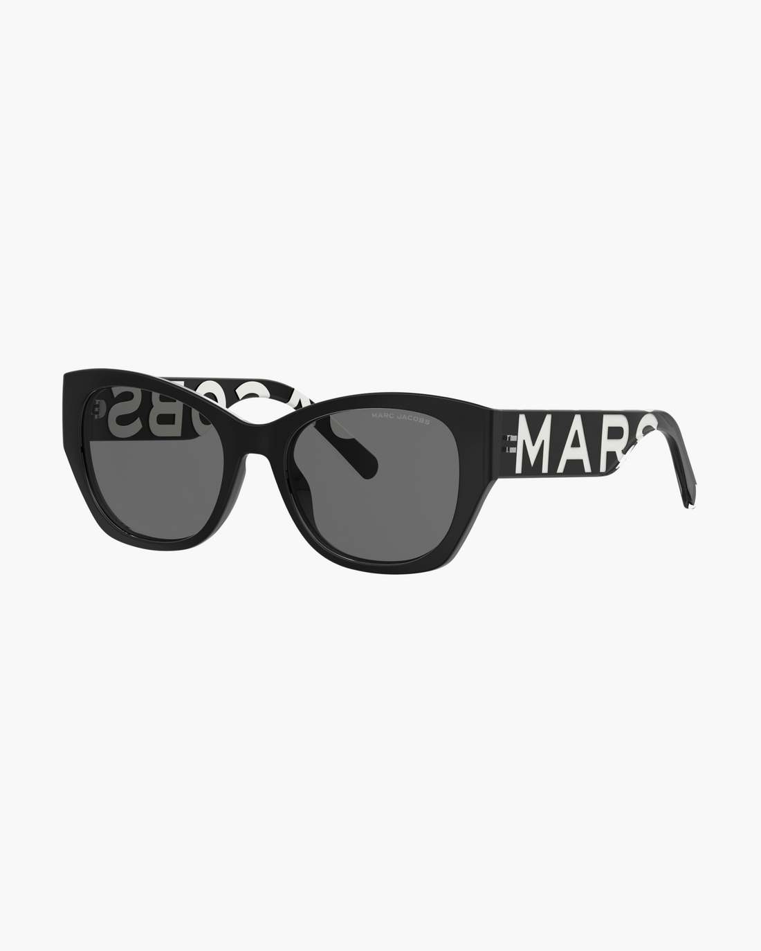 The Bold Logo Square Cat Eye Sunglasses Black/White Marc Jacobs / ACCESSORIES