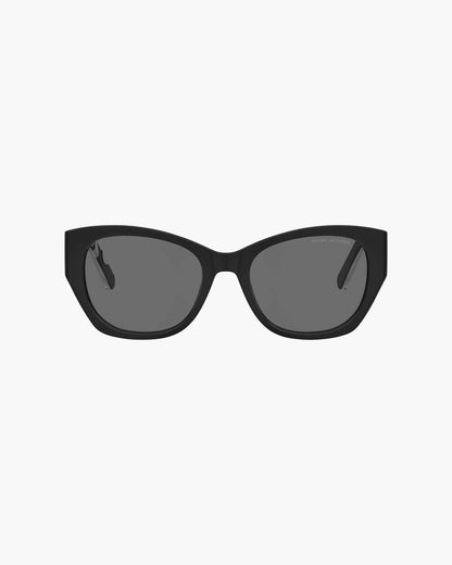The Bold Logo Square Cat Eye Sunglasses Black/White Marc Jacobs / ACCESSORIES