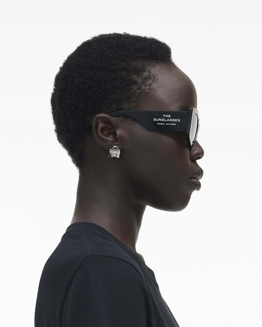 The Square Cat Eye Sunglasses Black Marc Jacobs / ACCESSORIES