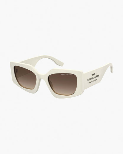 The Square Cat Eye Sunglasses Ivory Marc Jacobs / ACCESSORIES