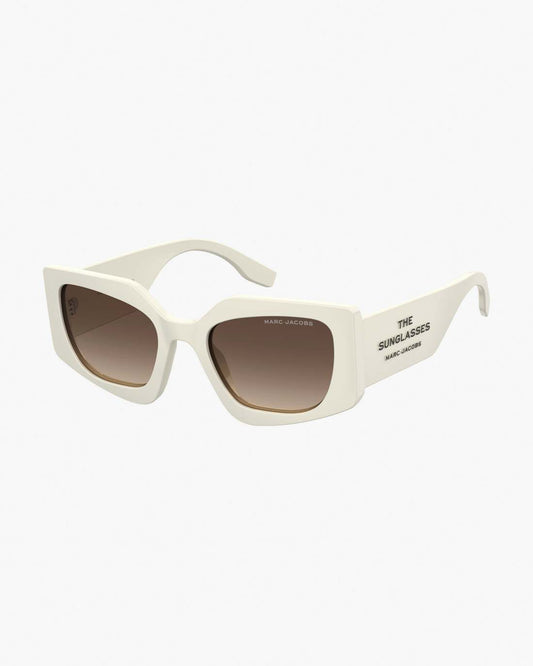 The Square Cat Eye Sunglasses Ivory Marc Jacobs / ACCESSORIES