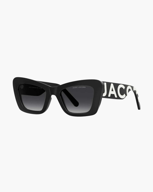 The Bold Logo Cat Eye Sunglasses Black/White Marc Jacobs / ACCESSORIES
