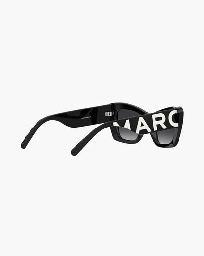 The Bold Logo Cat Eye Sunglasses Black/White Marc Jacobs / ACCESSORIES