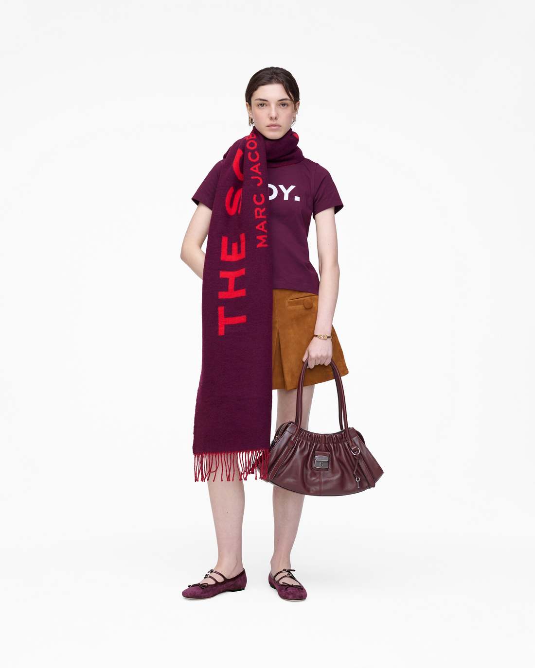 The Scarf Dark Plum Marc Jacobs / ACCESSORIES