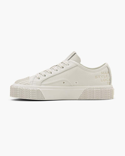 The Leather Sneaker Cotton White Marc Jacobs / SHOES