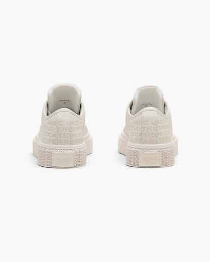 The Leather Sneaker Cotton White Marc Jacobs / SHOES