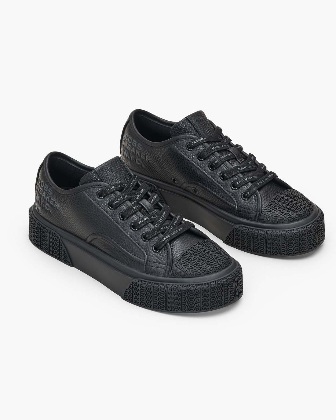 The Leather Sneaker Black Marc Jacobs / SHOES