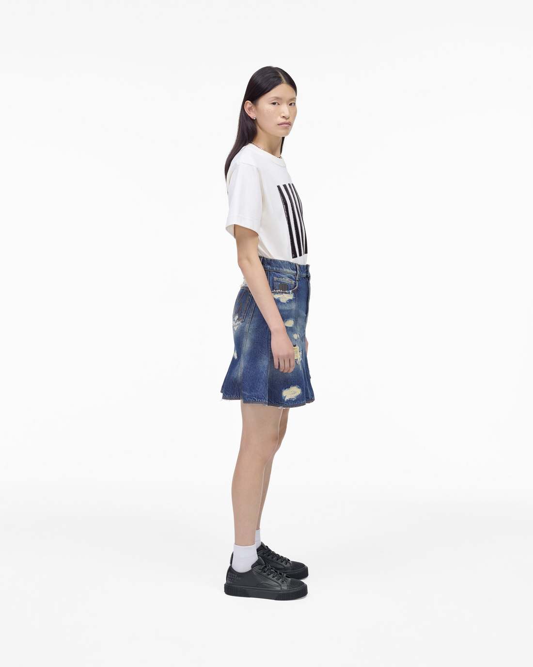 The Leather Sneaker Black Marc Jacobs / SHOES