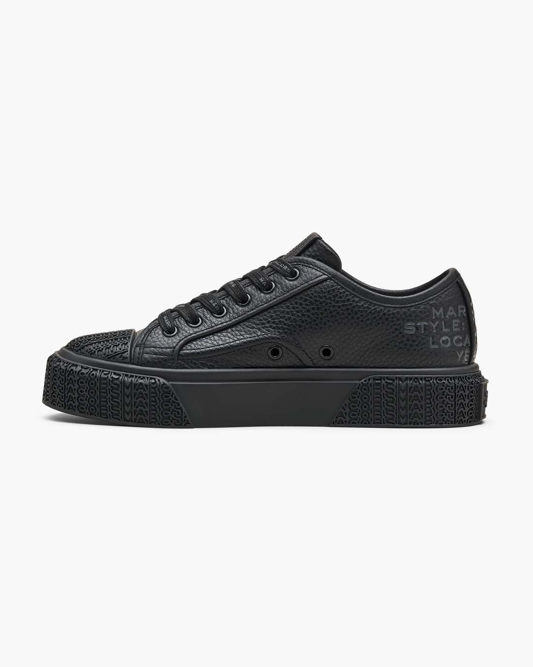 The Leather Sneaker Black Marc Jacobs / SHOES