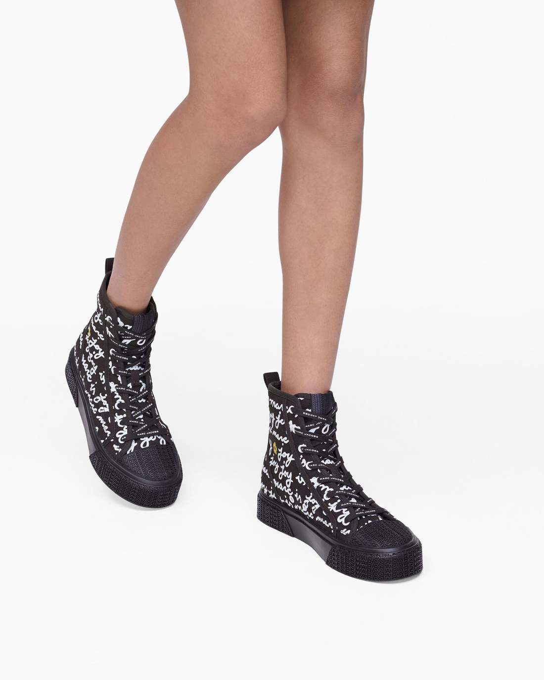 The Marc Is Joy Canvas Sneaker Black Multi Marc Jacobs / SHOES