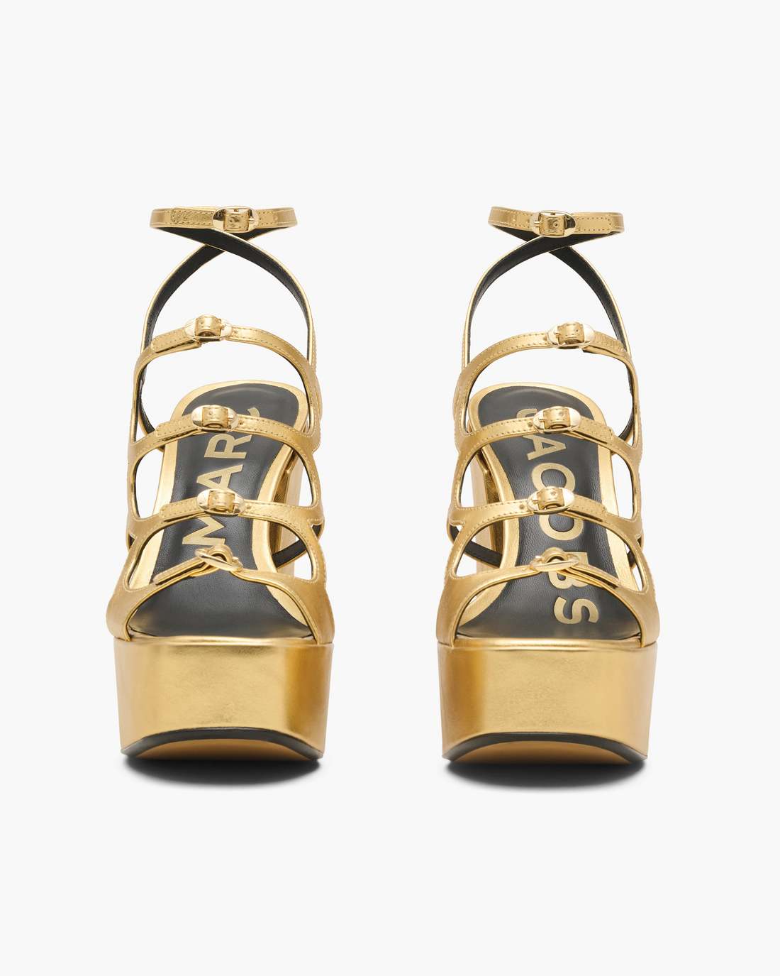 The Metallic Leather Kiki Platform Sandal Gold Marc Jacobs / SHOES