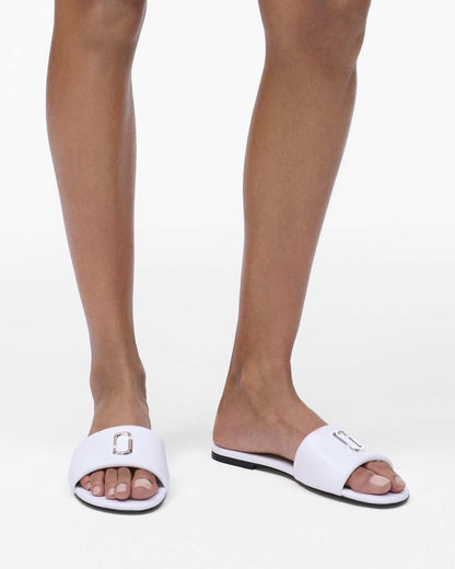 The Snapshot Slide Bright White Marc Jacobs / SHOES