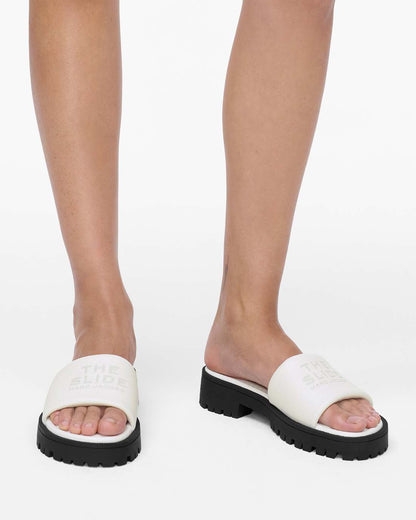The Lug Sole Slide Bright White Marc Jacobs / SHOES