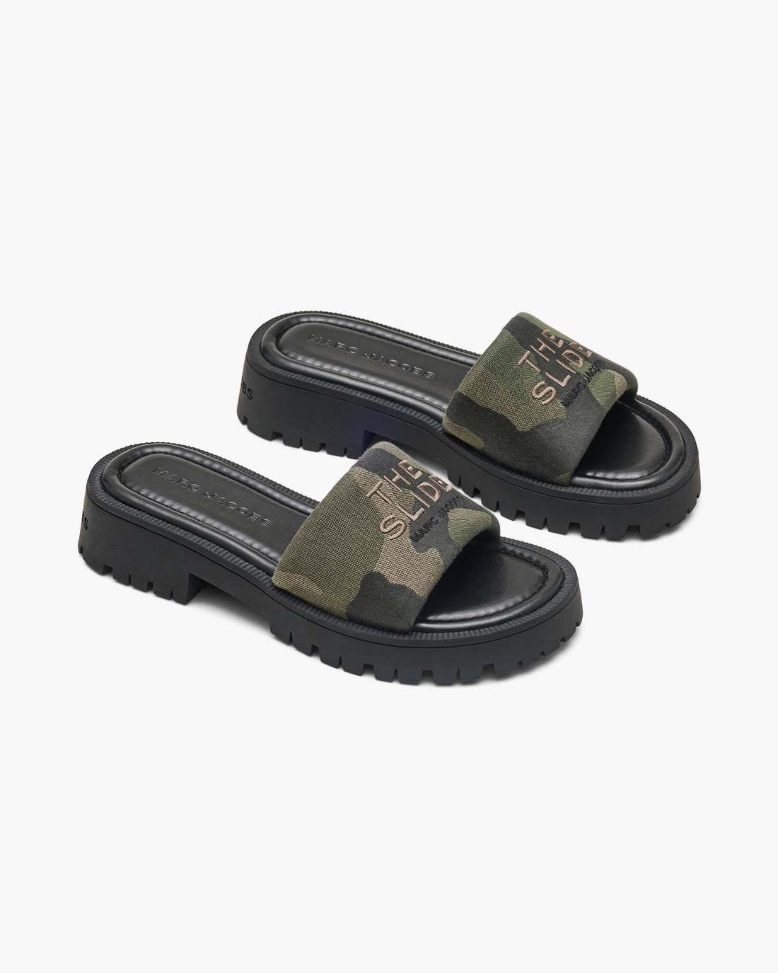The Camo Jacquard Lug Sole Slide Camo Multi Marc Jacobs / SHOES