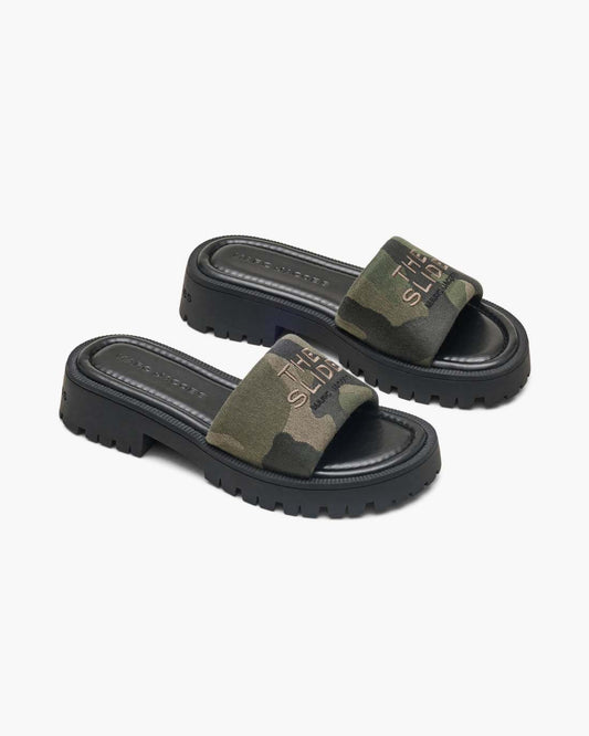 The Camo Jacquard Lug Sole Slide Camo Multi Marc Jacobs / SHOES