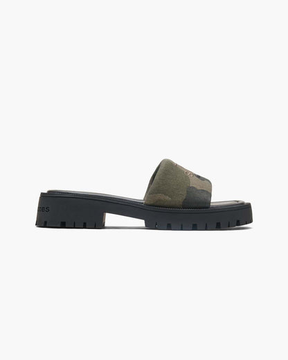 The Camo Jacquard Lug Sole Slide Camo Multi Marc Jacobs / SHOES