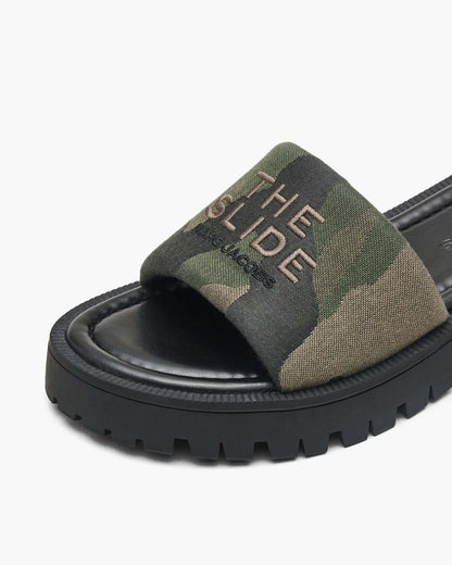 The Camo Jacquard Lug Sole Slide Camo Multi Marc Jacobs / SHOES