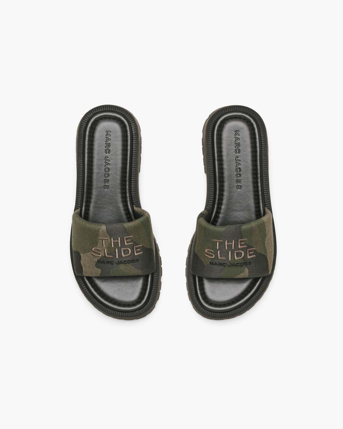 The Camo Jacquard Lug Sole Slide Camo Multi Marc Jacobs / SHOES