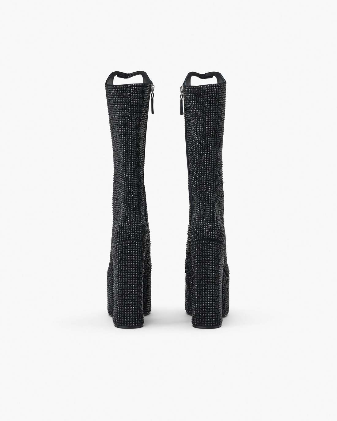 The Rhinestone Kiki Knee-High Boot Black/Black Marc Jacobs / SHOES