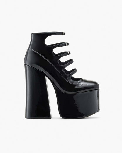 The Patent Leather Kiki Ankle Boot Black Marc Jacobs / SHOES