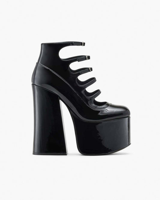 The Patent Leather Kiki Ankle Boot Black Marc Jacobs / SHOES