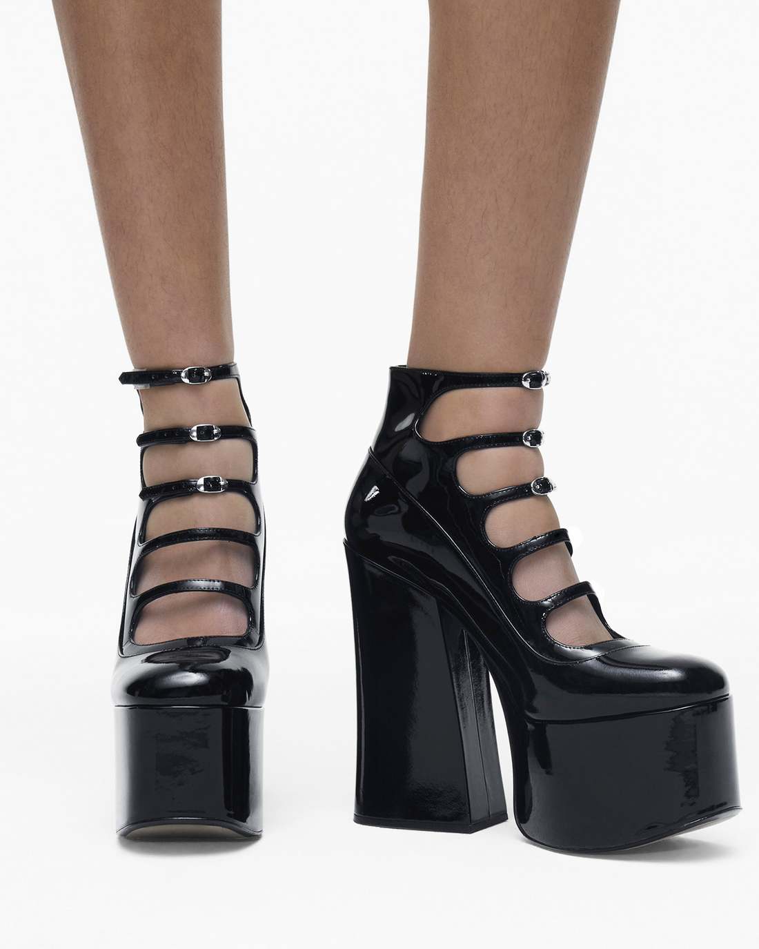 The Patent Leather Kiki Ankle Boot Black Marc Jacobs / SHOES
