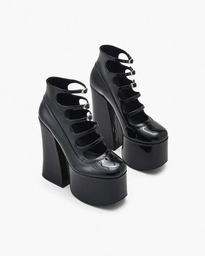 The Patent Leather Kiki Ankle Boot Black Marc Jacobs / SHOES