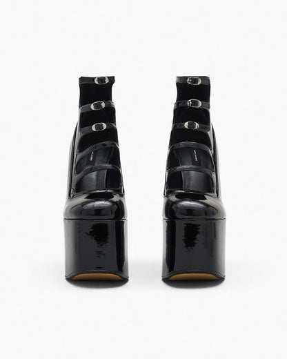 The Patent Leather Kiki Ankle Boot Black Marc Jacobs / SHOES