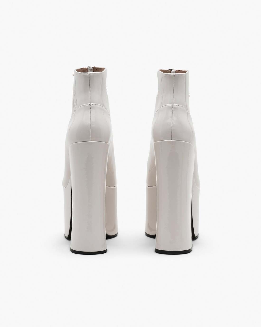 The Patent Leather Kiki Ankle Boot White Marc Jacobs / SHOES