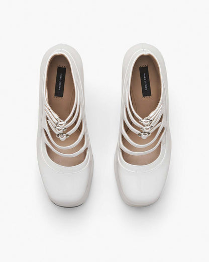 The Patent Leather Kiki Ankle Boot White Marc Jacobs / SHOES