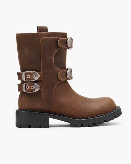 The Kiki Moto  Boot Tobacco Marc Jacobs / SHOES|NEW ARRIVALS
