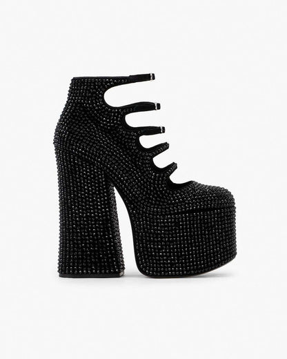 The Rhinestone Kiki Ankle Boot Black/Black Marc Jacobs / SHOES