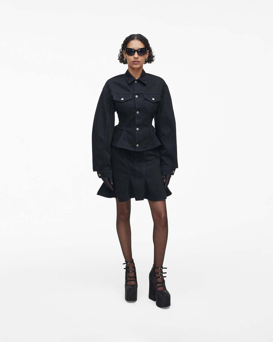The Rhinestone Kiki Ankle Boot Black/Black Marc Jacobs / SHOES