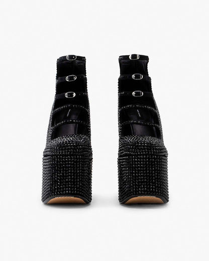 The Rhinestone Kiki Ankle Boot Black/Black Marc Jacobs / SHOES