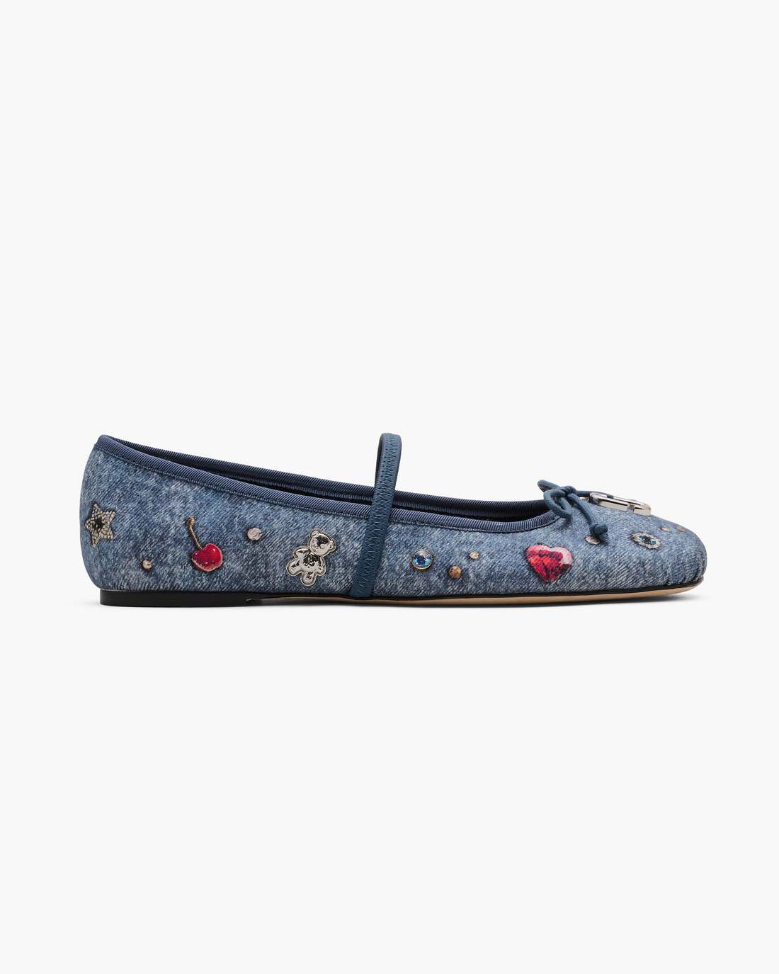 The Trinket Charm Sabrina Ballerina Medium Wash Multi Marc Jacobs / SHOES|NEW ARRIVALS