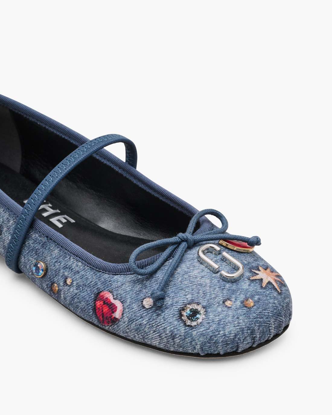 The Trinket Charm Sabrina Ballerina Medium Wash Multi Marc Jacobs / SHOES|NEW ARRIVALS