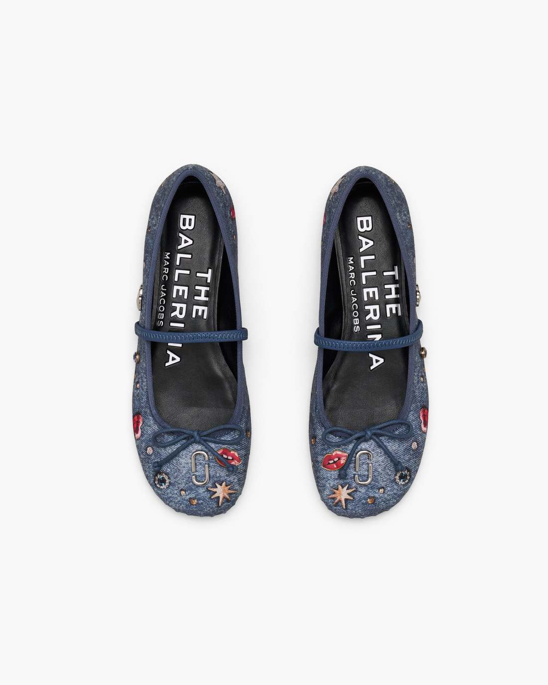 The Trinket Charm Sabrina Ballerina Medium Wash Multi Marc Jacobs / SHOES|NEW ARRIVALS