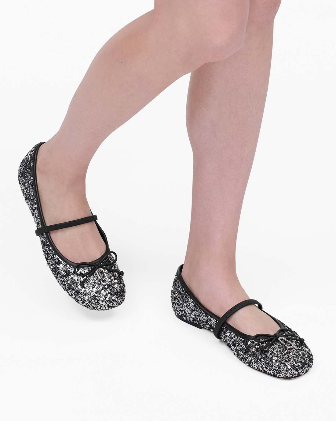 The Sequin Sabrina Ballerina Silver Marc Jacobs / SHOES|NEW ARRIVALS