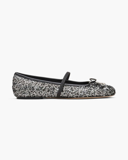 The Sequin Sabrina Ballerina Silver Marc Jacobs / SHOES|NEW ARRIVALS