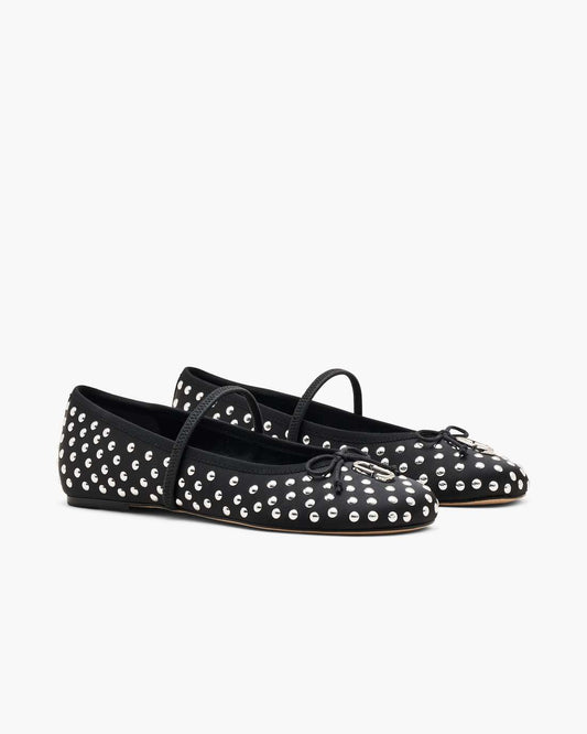 The Studded Sabrina Ballerina Black Multi Marc Jacobs / SHOES