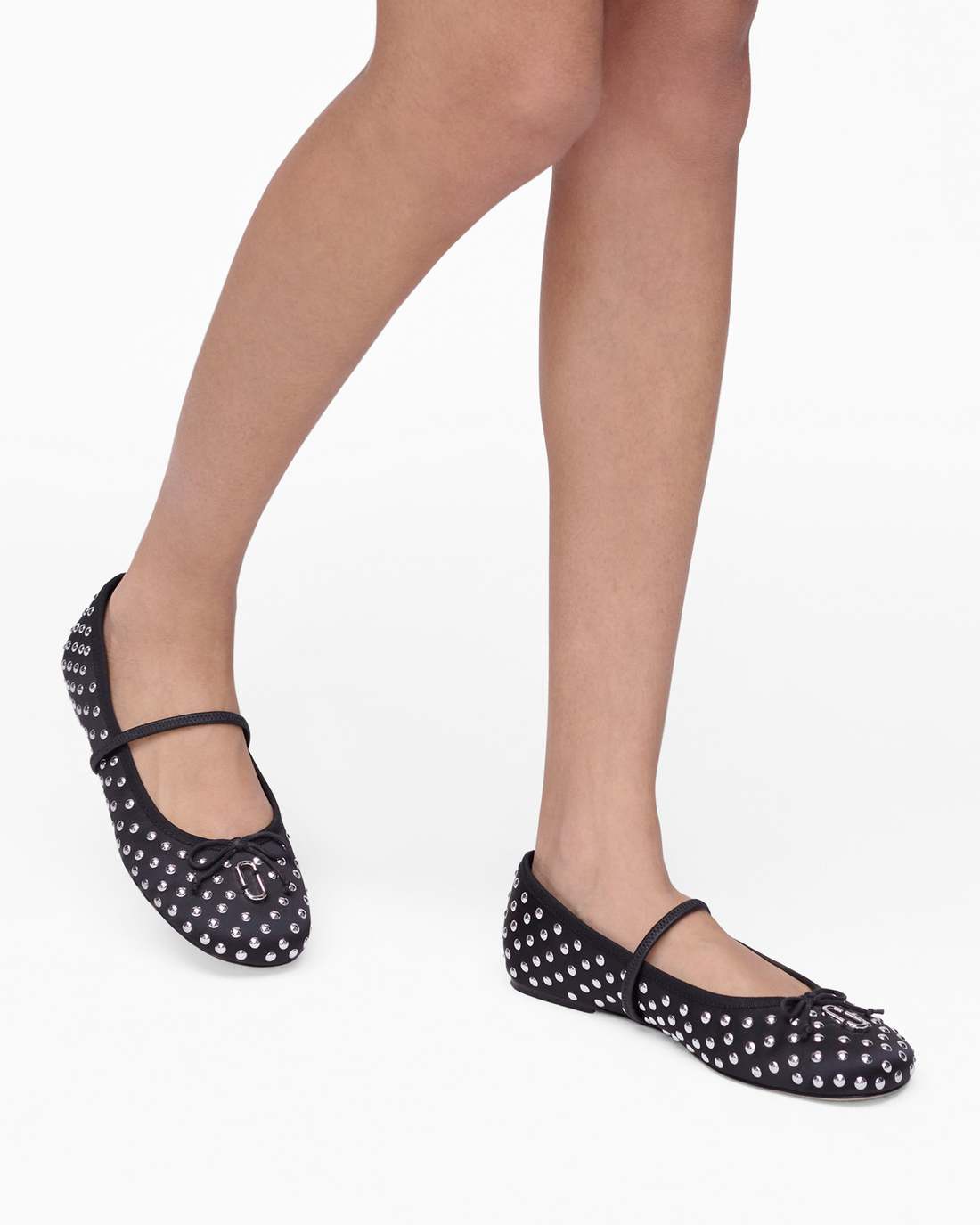 The Studded Sabrina Ballerina Black Multi Marc Jacobs / SHOES