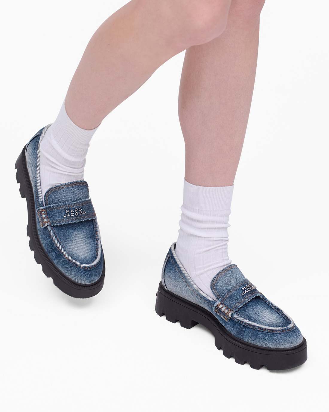 The Faded Denim Frankie Loafer Faded Vintage Indigo Marc Jacobs / SHOES|NEW ARRIVALS