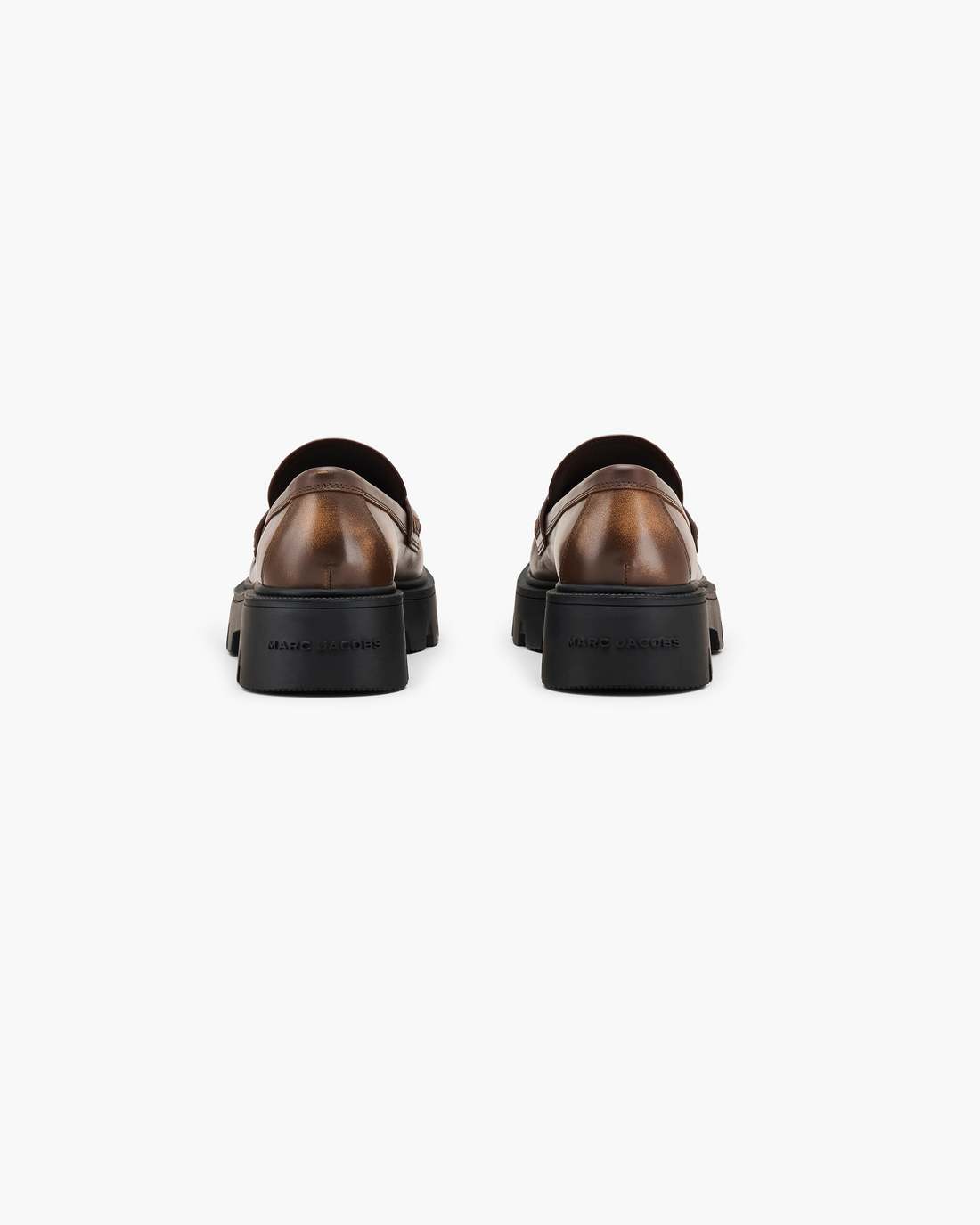 The Distressed Leather Frankie Loafer Ebony Marc Jacobs / SHOES