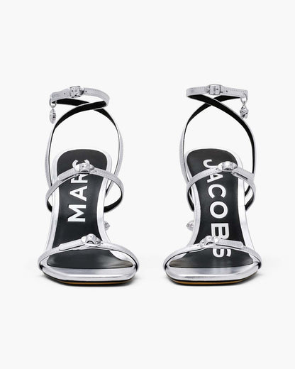 The Metallic Leather Daisy Heel Silver Marc Jacobs / SHOES|NEW ARRIVALS
