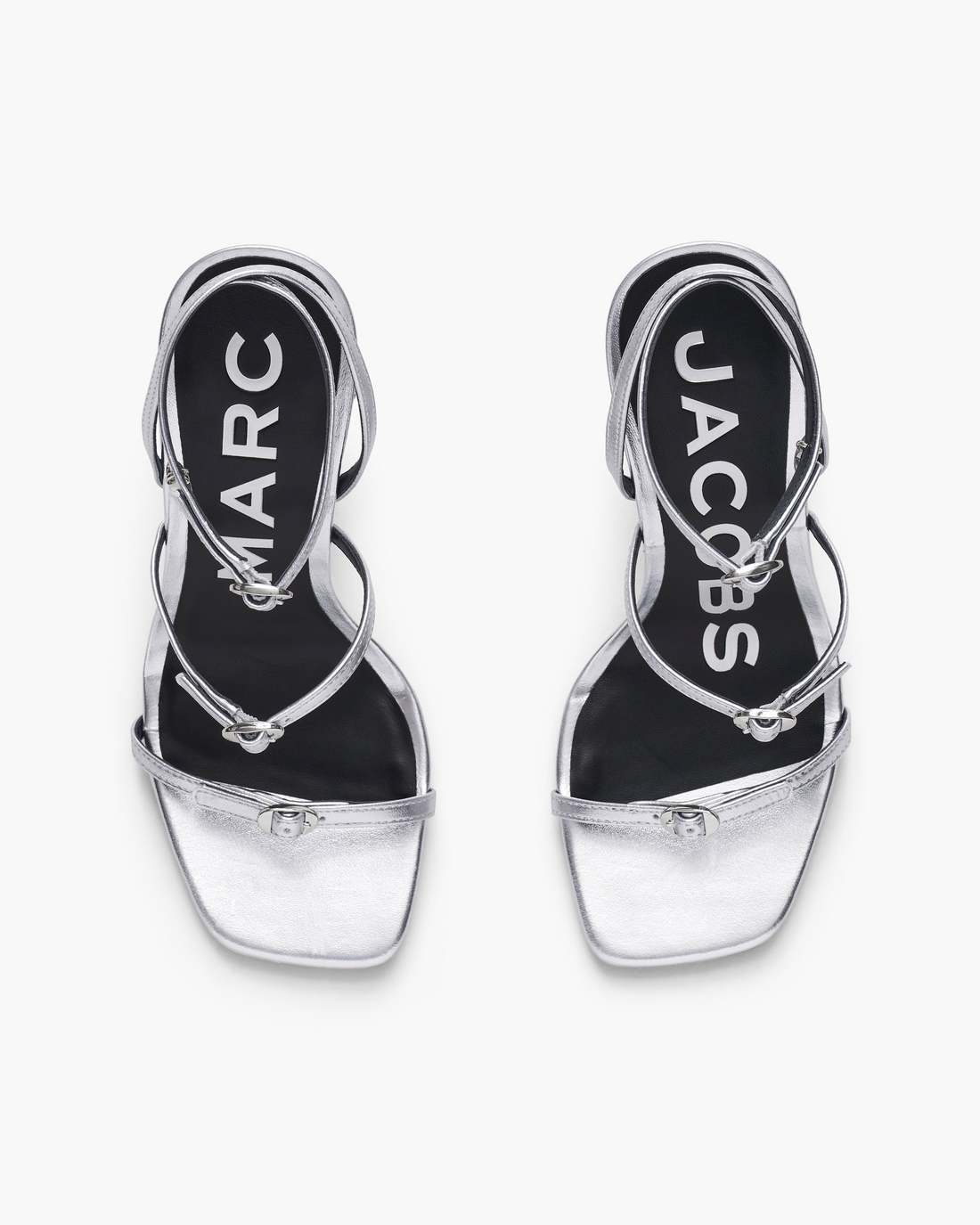 The Metallic Leather Daisy Heel Silver Marc Jacobs / SHOES|NEW ARRIVALS