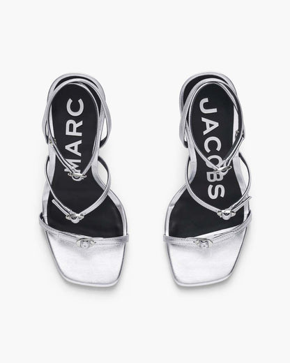 The Metallic Leather Daisy Heel Silver Marc Jacobs / SHOES|NEW ARRIVALS